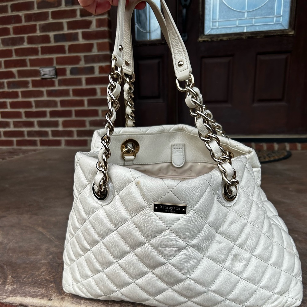 Kate spade white purse